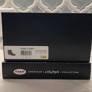 Darcy Grey Wedge Ankle Grey Boot